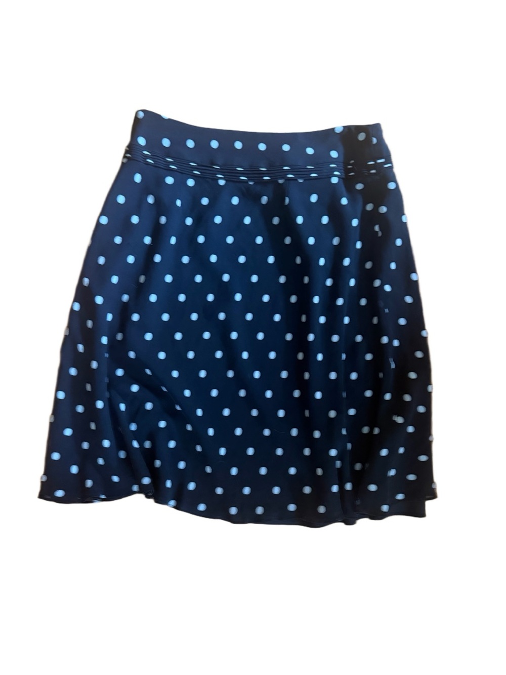 %100 Silk Polka Dot Skirt